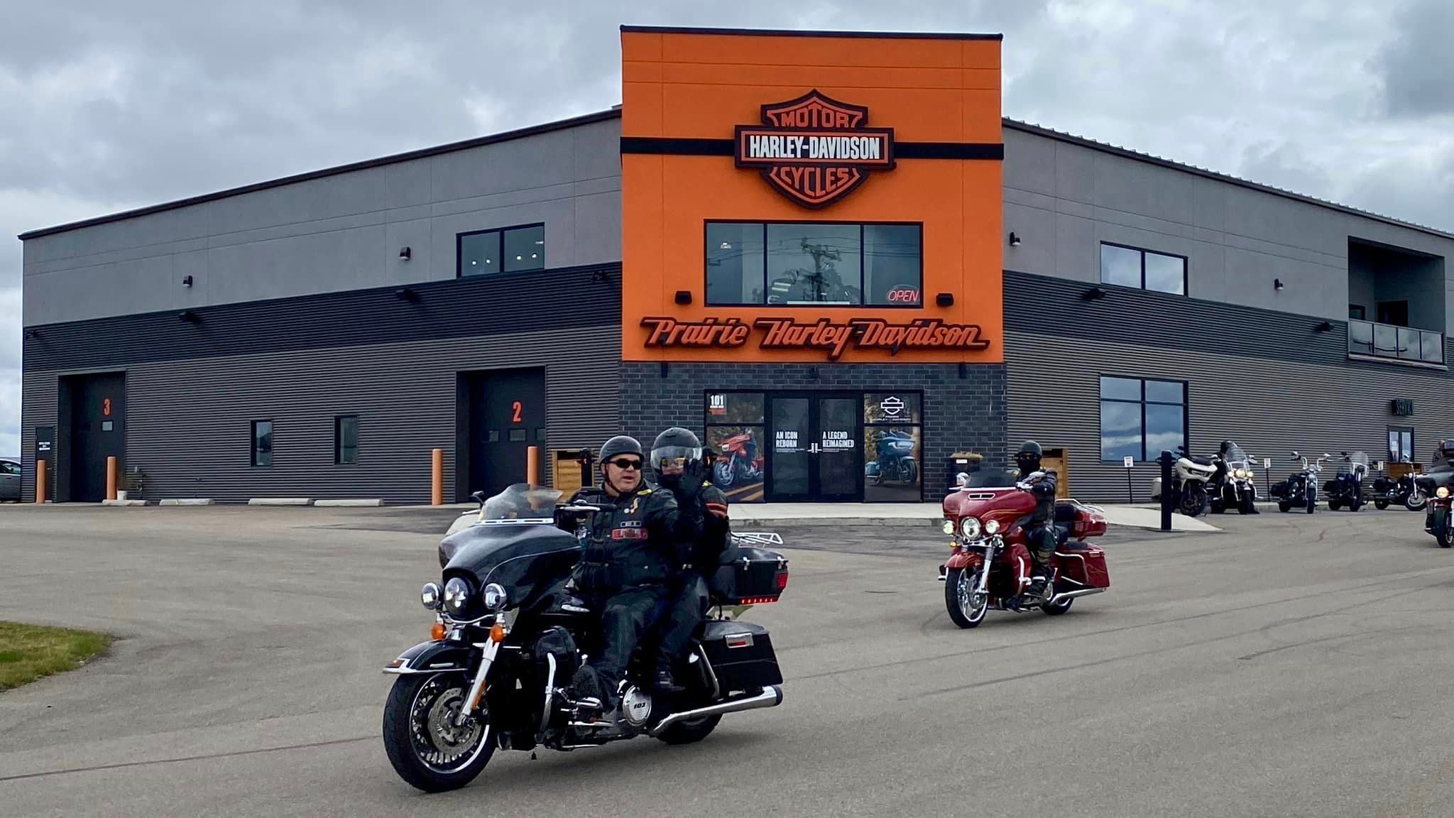 Regina HOG Chapter 9252 members at a 2024 chapter ride
